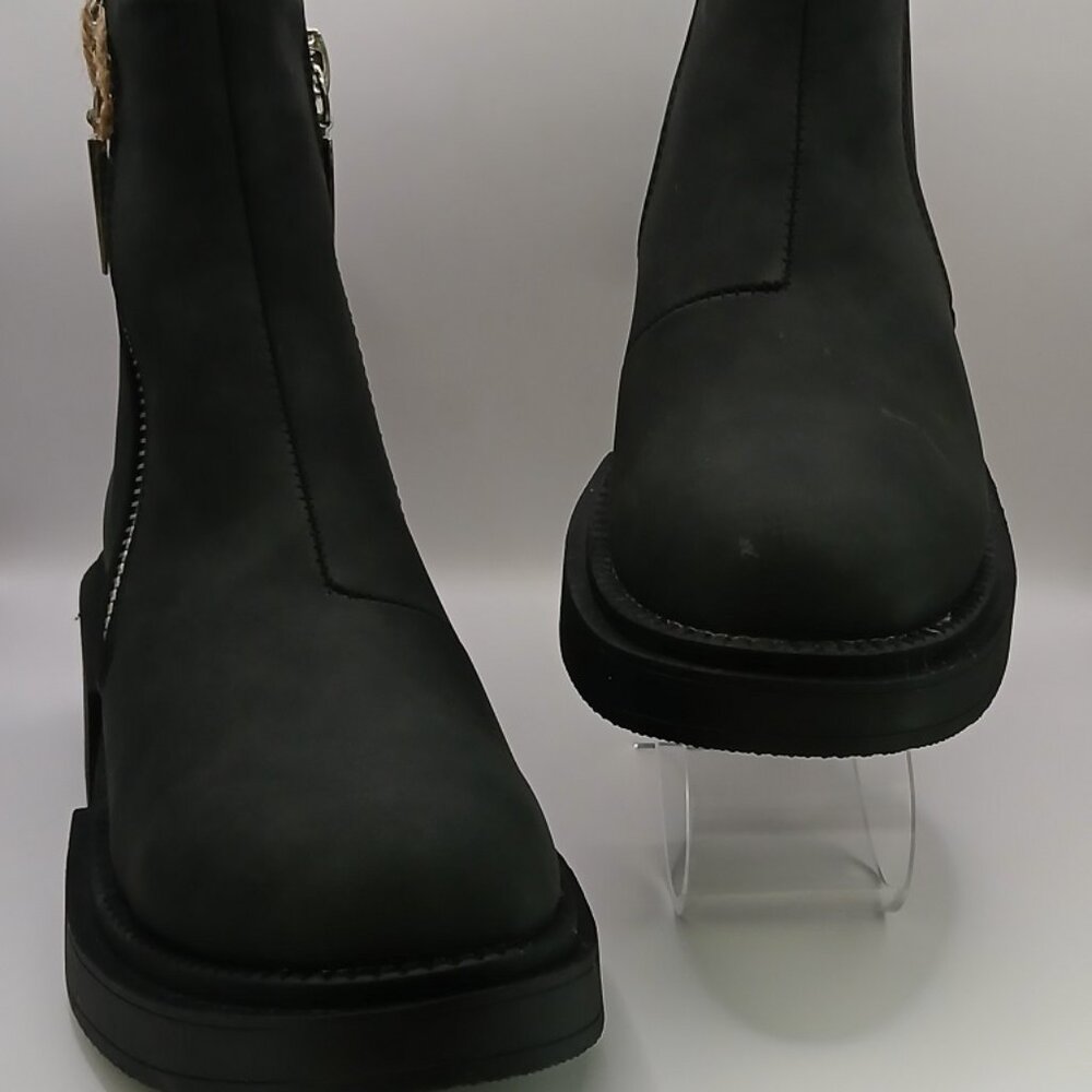 Seven 7 Vault Zipper Combat Boots - 8M